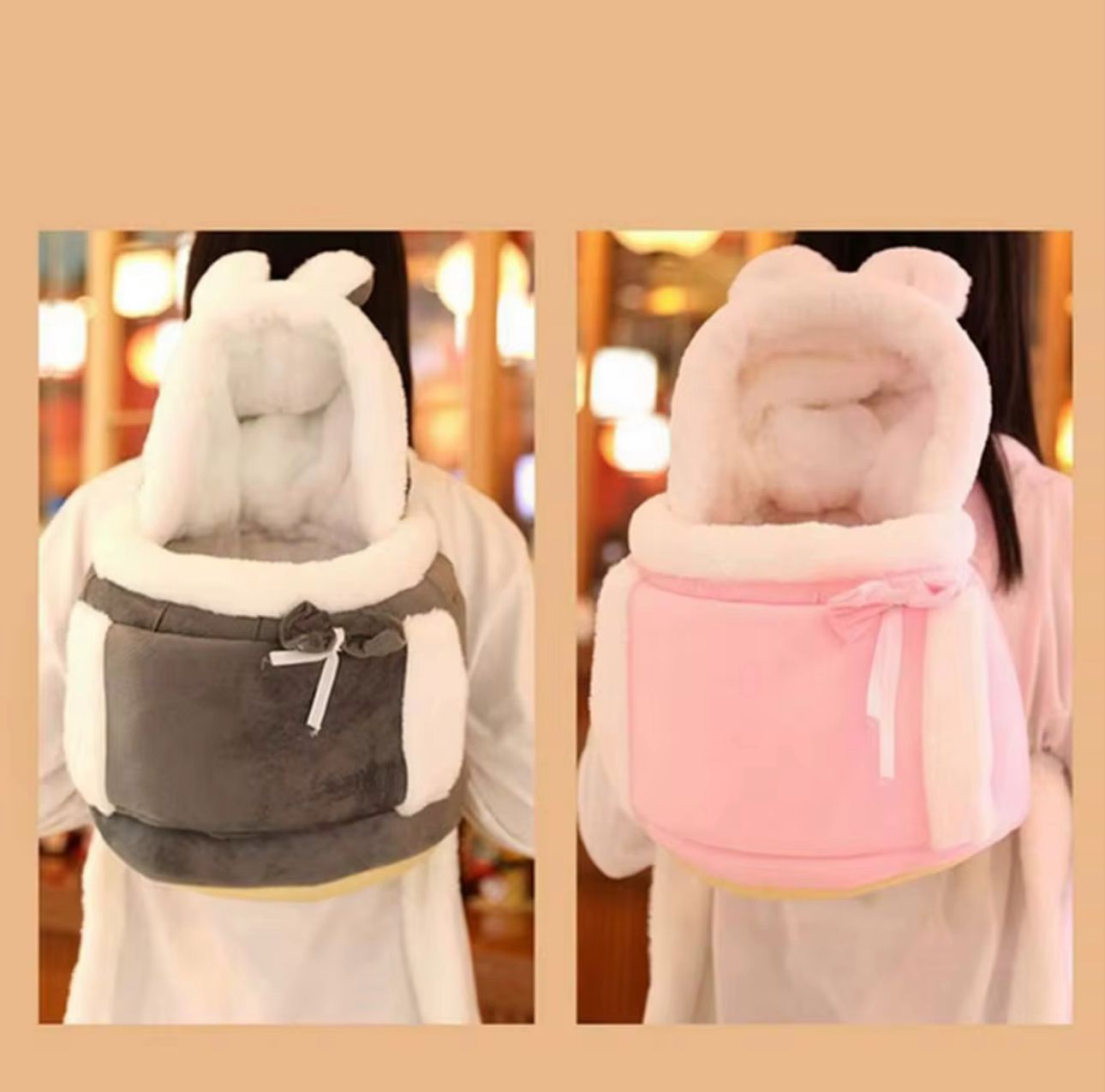 🎁MOCHILA TERMICA SUAVE PARA GATITOS Y PERRITOS🎁
